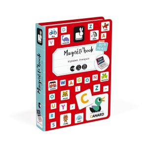 Janod | Магнитна книга | Френската азбука