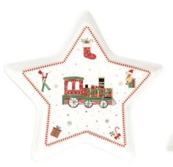 EasyLife | Порцеланов чиния звезда Ø 19,5 см | POLAR EXPRESS