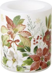 IHR | Свещ | Ø 9 x 10,5 см | POINSETTIA BOUQUET