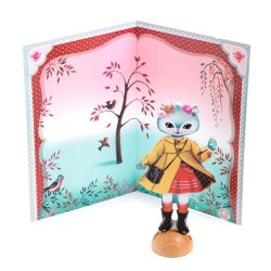 Djeco | Облечи със стикери | Kотенцето кукла