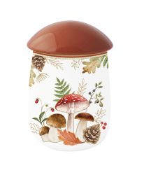 EasyLife | Порцеланов  буркан с капак Ø 12x19 см | AUTUMN BREEZE
