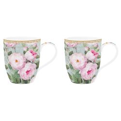 EasyLife | Порцеланови чаши 2 бр. к-кт 350мл| ROSES IN BLOOM