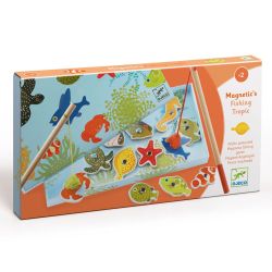 Djeco | Магнитна игра риболов с дървени фигурки