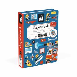 Janod | Магнитна книга пожарникари