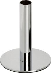IHR | Метален свещник голям | CANDLE HOLDER | сребристо