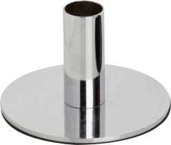 IHR | Метален свещник малък | CANDLE HOLDER | сребристо