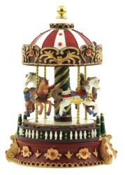Musicbox world | Музикална въртележка с червени камъчета | Carousel Red Rhinestones