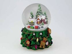 Musicbox world | Музикално снежно кълбо 100 mm | Music Box - 100 mm Snow Globe
