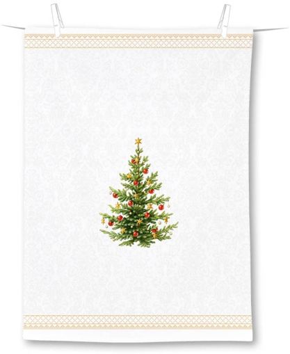 IHR | Домакинска кърпа 70x50 см | Classic Christmas Tree Gold