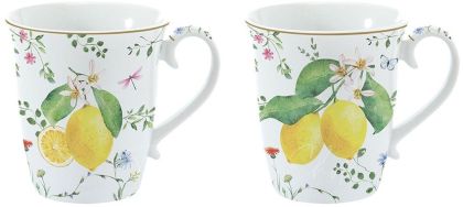 EasyLife | Порцеланови чаши комплект 2бр | FLEURS AT CITRONS