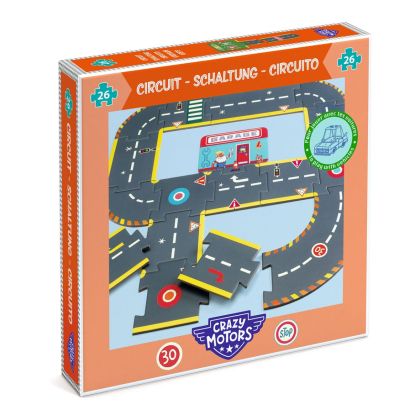 Djeco | Пъзел гигант вселената на Crazy motors
