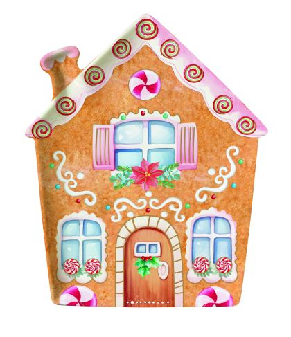 EasyLife | Порцеланова плато 21x25,5 см | SWEET CHRISTMAS