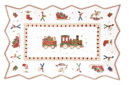 EasyLife | Порцеланово плато 35x23 см | POLAR EXPRESS