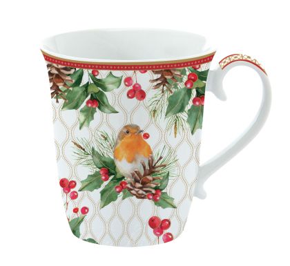 EasyLife | Чаша порцелан 275 мл | CHRISTMAS BERRIES