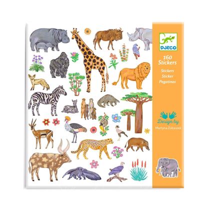 Djeco | Стикери 160 бр. | Кения