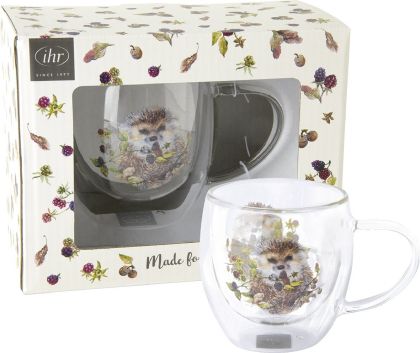 IHR | Чаша за чай | Стъклена | FOREST HEDGEHOG