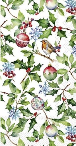 IHR | Салфетки | CHRISTMAS HOLLY