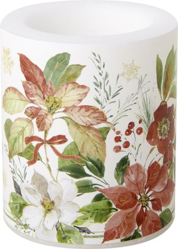 IHR | Свещ | Ø 9 x 10,5 см | POINSETTIA BOUQUET