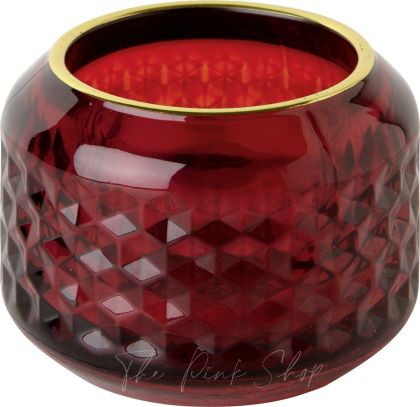 IHR | Свещник за чаена свещ | Червен