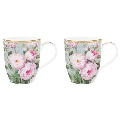 EasyLife | Порцеланови чаши 2 бр. к-кт 350мл| ROSES IN BLOOM