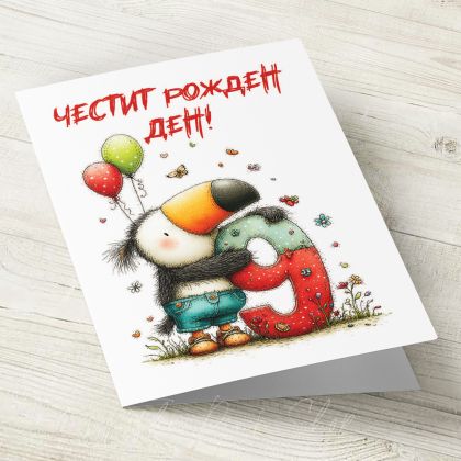 The Pink Shop | Картичка с плик | Рожден ден | 9