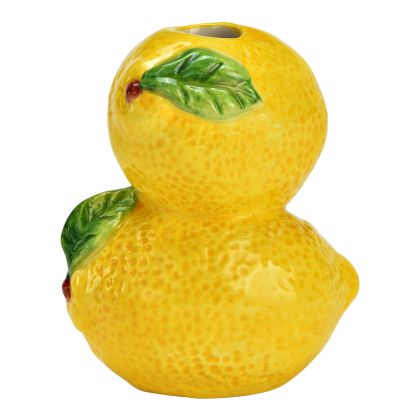 G. Wurm | Керамична ваза с лимон, жълта (Ш/В/Д) 8x9x5cm | Yellow