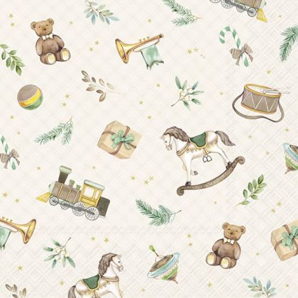 IHR | Салфетки | NOSTALGIC CHRISTMAS TOYS