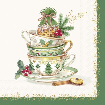 IHR | Коктейлни салфетки | FESTIVE TEA TIME