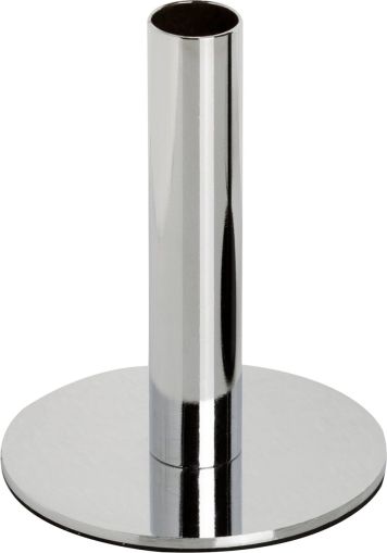 IHR | Метален свещник голям | CANDLE HOLDER | сребристо