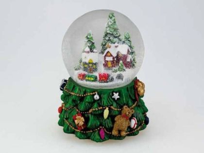 Musicbox world | Музикално снежно кълбо 100 mm | Music Box - 100 mm Snow Globe