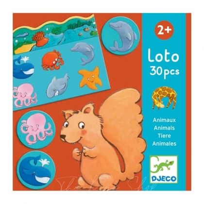 Djeco | Настолна игра лото | Животни