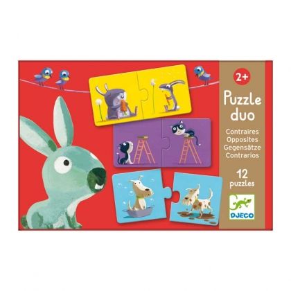 Образователен пъзел от две части 