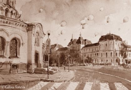 Картичка с макове