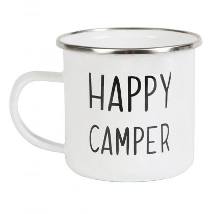 Sass & Belle | Метална чаша канче | Happy camper