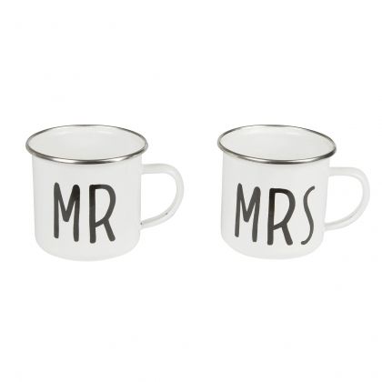 Sass & Belle | Комплект метални канчета | Mr & Mrs