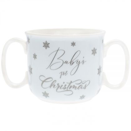 Baby boy's first Christmas | Porcelain mugва касичка | Hello Baby boy