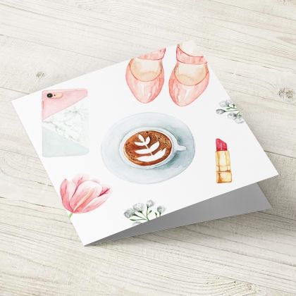 The Pink Shop | Картичка за имен ден или рожден ден | Момичешки важности