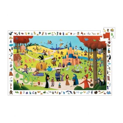 Djeco | Пъзел за наблюдателност от 54 части | Приказките по света