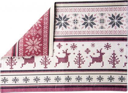 IHR | Комплект памучни подложки за хранене | Коледна звезда