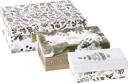 IHR | Комплект картонени кутии |  Натурална Коледа