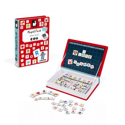 Janod | Магнитна книга | Немската азбука