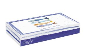 EasyLife | Купички за разядка к-т 3 бр с бамбукова поставка 24x13 cm | BORD DE MER