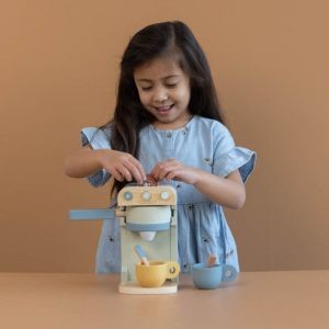 Little Dutch | Дървена Кафемашина с Капсули | Синя