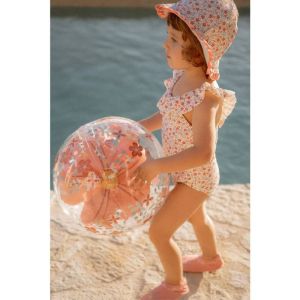 Little Dutch | Плажна Топка 3D Ø 35cm | Pink Flowers 