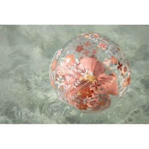 Little Dutch | Плажна Топка 3D Ø 35cm | Pink Flowers 