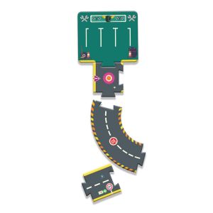 Djeco | Пъзел гигант вселената на Crazy motors