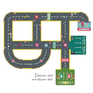 Djeco | Пъзел гигант вселената на Crazy motors