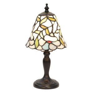 Clayre & Eef | Настолна лампа Tiffany Ø16*31 см