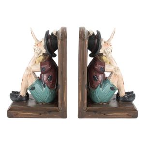 Clayre & Eef | Стенни подпори за книги 24*11*17 см