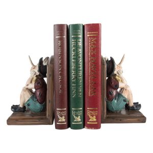 Clayre & Eef | Стенни подпори за книги 24*11*17 см